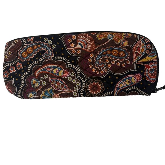 Vera Bradley Paisley Print Travel Pouch Zippered Accessory Bag - Picture 2 of 9